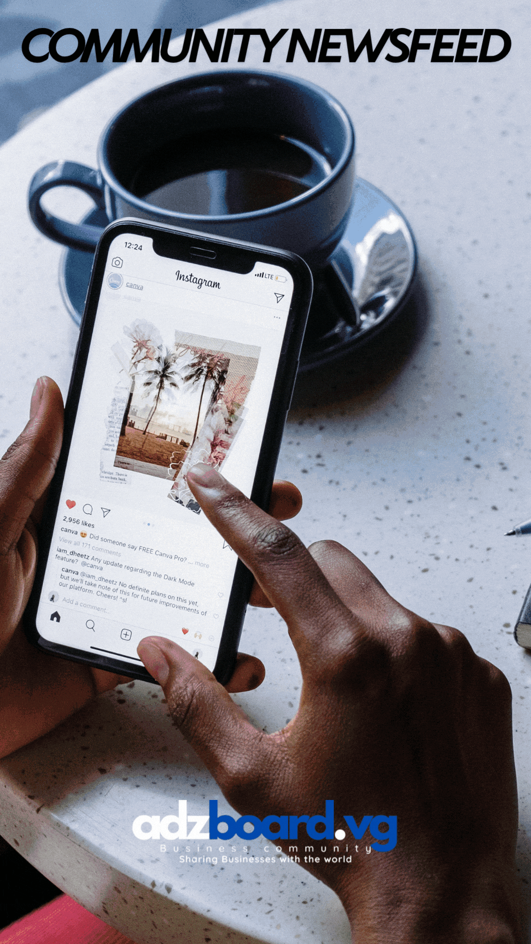 Adzboard.vg newsfeed